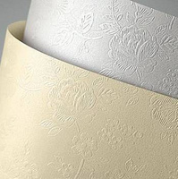 Papier ozdobny A4 biały diamentowy floral 220g Argo