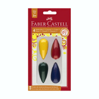 Kredki świecowe Faber Castell 4 kolory blister