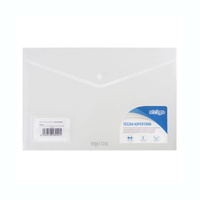 Teczka kopertowa Strigo A4+ 240x360mm PP pozioma transparentny