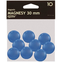 Magnesy Grand średnica 30mm 10 sztuk niebieski