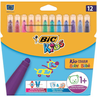 Flamastry Bic Kids Couleur Baby 12 kolorów