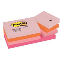 Karteczki samoprzylepne 51x38mm Post-it 3M paleta radosna 653FLJO