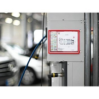 Ramka magnetyczna Tarifold naścienna A4 czerwony