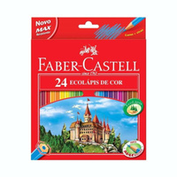 Kredki ołówkowe FaberCastell 24 kolory z temperówką