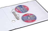 Koszulki na CD/DVD Donau A4 z miejscem na opis