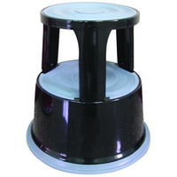 Taboret biurowy na kółkach metalowy Q-Connect