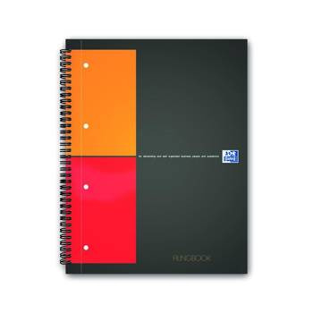 Kołobrulion A4+ 100 kartek w kratkę Oxford Fillingbook