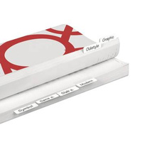 Zakładki indeksujące 3L dwustronne 24 sztuki 12x40mm białe