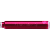 Naboje do pióra Schneider 6 sztuk czerwony
