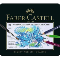 Kredki akwarelowe Faber Castell A.Durer 24 kolory metalowe pudełko
