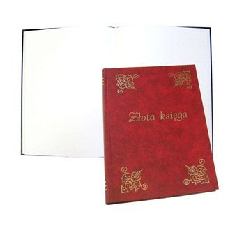 Księga złota Warta 220x307 144 kartki bordowy