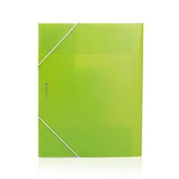 Teczka z gumką Panta Plast A4 plastikowa zielony