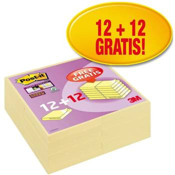 Karteczki samoprzylepne 76x76mm Post-it Super Sticky