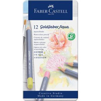 Kredki akwarelowe Faber Castell Goldfaber Aqua Pastel 12 kolorów