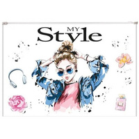 Teczka kopertowa na suwak Panta Plast Style A4