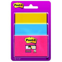 Karteczki samoprzylepne 47x47mm Post-it 3M Super Sticky mix kolorów