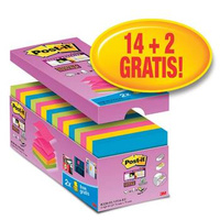 Karteczki samoprzylepne 76x76mm Post-it 3M Super Sticky Z-notes 14x90 kartek