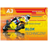 Blok techniczny A3 250g 10 kartek Kreska