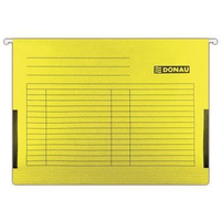 Teczka zawieszkowa Donau A4 z boczkami  żółty