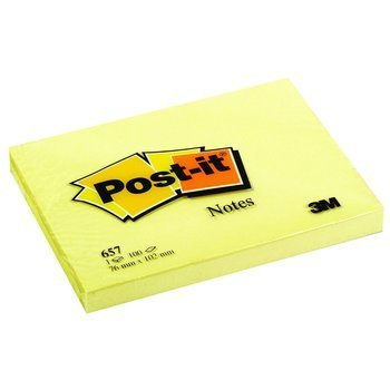 Karteczki samoprzylepne 102x76mm Post-it 657