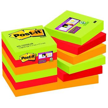 Karteczki samoprzylepne 47x47mm Post-it Super Sticky paleta marrakesz