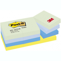 Karteczki samoprzylepne 51x38mm Post-it 3M paleta marzycielska 653MTDR