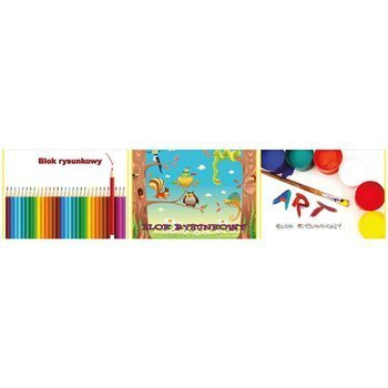 Blok rysunkowy A3 20 kartek Interdruk