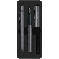 Zestaw prezentowy pióro+długopis Faber Castell Grip 2011 All Black
