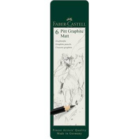 Ołówek artystyczny Faber Castell Pitt Graphite Matt 6 sztuk
