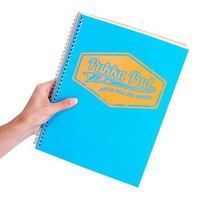 Kołozeszyt A4 w kratkę 200 stron Pukka Pad Jotta Neon niebieski