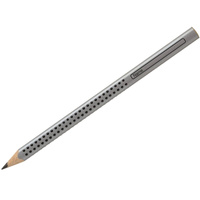 Ołówek Faber Castell Jumbo Grip srebrny B