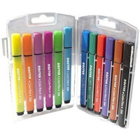 Pisaki Jumbo 12 kolorów w etui trójkątne