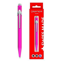 Długopis automatyczny Caran d`Ache 849 Gift box Fluo Line różowy