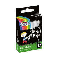 Kreda szkolna okrągła biała 12 sztuk Fiorello