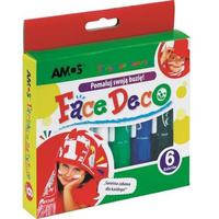 Farby do twarzy 6 kolorów Amos