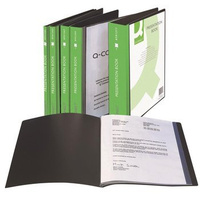 Teczka ofertowa Q-Connect A4 100 koszulek z kieszenią opisową