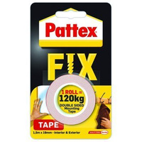 Taśma dwustronna Patex Fix 1.5m x 19mm 120kg