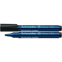 Marker permanentny Schneider Maxx 133 końcówka ścięta czarny
