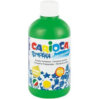 Farba tempera Carioca 500ml neonowa zielona
