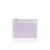 Teczka kopertowa na zatrzask Donau C5 plastikowa transparentny