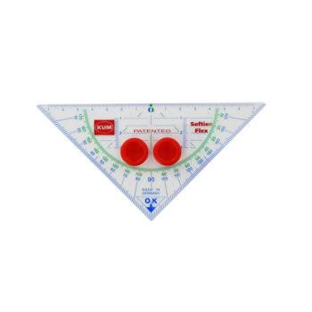 Ekierka z kątomierzem 45 45 90 Softie Flex Stop&Go Kum