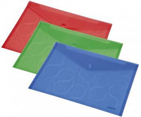 Teczka kopertowa na zatrzask Panta Plast A4 Omega czarny