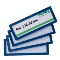 Ramka magnetyczna Tarifold naścienna 120x45mm zestaw 4 sztuki niebieski