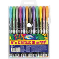 Długopis żelowy Panta Plast metalizowany 12 kolorów