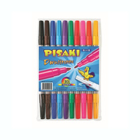 Pisaki dwustronne 10 kolorów Kamet