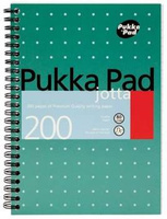 Kołozeszyt A5 w kratkę 200 stron Pukka Pad Jotta Metallic