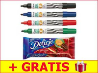 11 Zestaw 12x Marker permanentny Pilot SCA-F końcówka okrągła + Delicje GRATIS! mix
