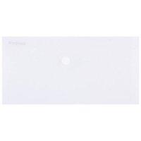 Teczka kopertowa na zatrzask Donau DL plastikowa transparentny