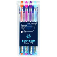 Zestaw długopisów neonowych Schneider Slidger Basic XB 4 kolory