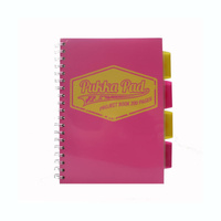 Kołozeszyt B5 w kratkę 200 stron Pukka Pad Project Book Neon różowy